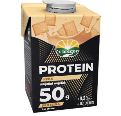 ЗБРЕГОВ ПРОТЕИН НАПИТОК 0.5Л БИСКВИТ