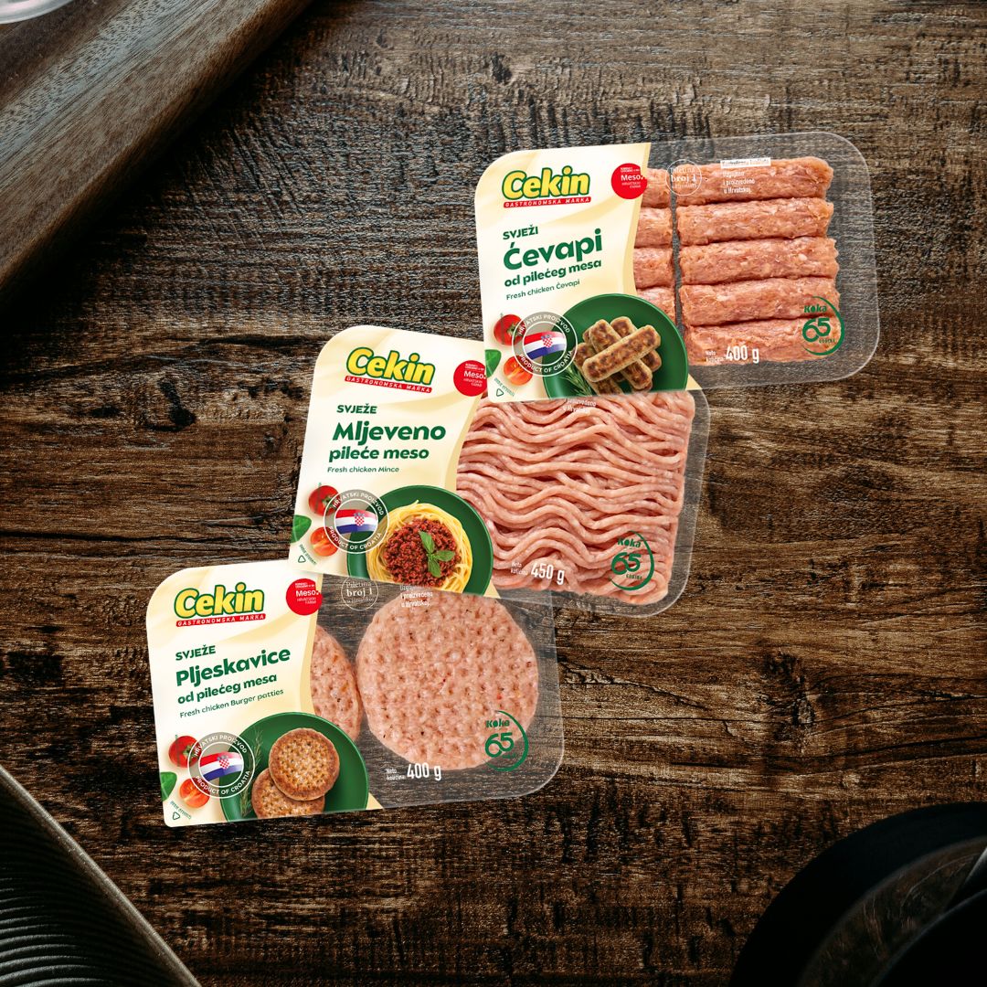 Svježi ćevapi, pljeskavice i mljeveno meso